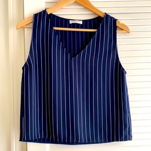 LAST CHANCE:Aritzia Babaton Murphy Blouse Striped